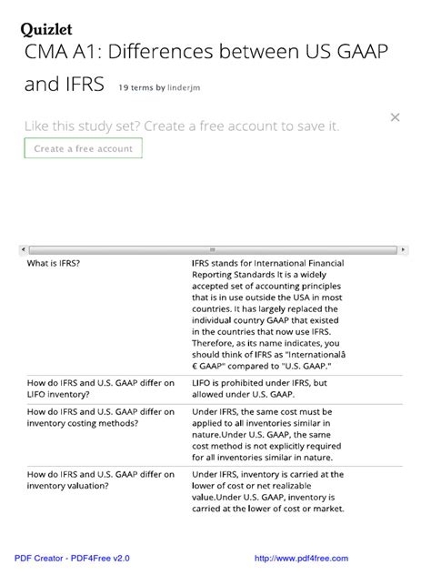 Difference Between Gaap And Ifrs Pdf