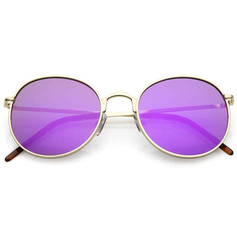 Trendy Round Fashion Sunglasses - zeroUV