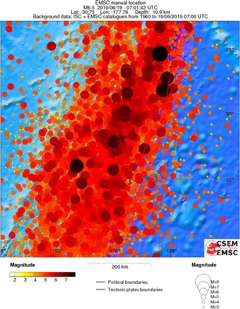 Strong And Shallow M Earthquake Hits Kermadec Islands New Zealand