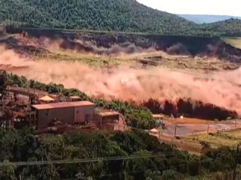 Vídeo Momento exato do rompimento da barragem em Brumadinho JD1 Notícias