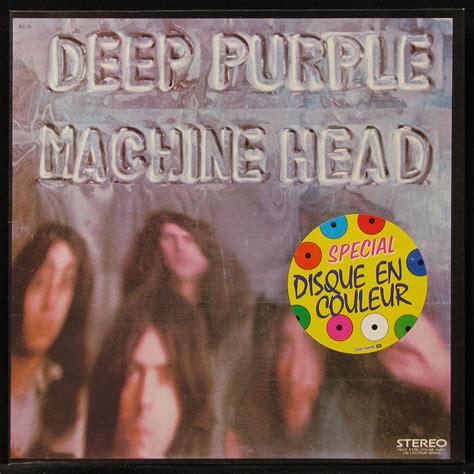 Пластинка Deep Purple Machine Head coloured vinyl 1978 NM NM арт