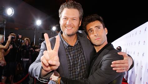 What S Really In Blake Shelton And Adam Levine S Coffee Cups On The