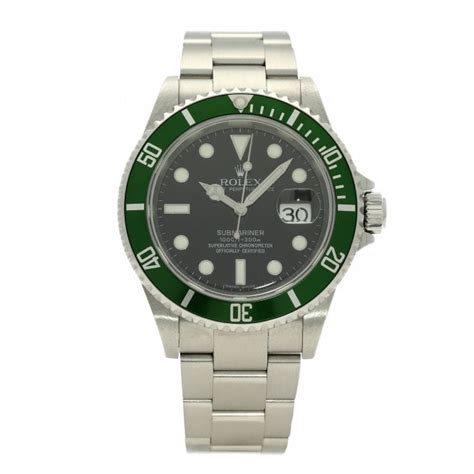 Rolex Submariner 16610LV Kermit Gents Watch 2007 Miltons Diamonds