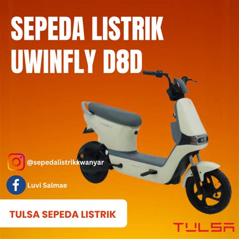 Jual UWINFLY D8D Sepeda Listrik Shopee Indonesia