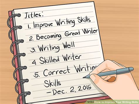 How To Improve Your Writing Skills With Writing Exercises