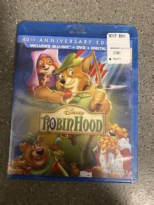 Robin Hood Blu Ray Dvd Disc Set Th Anniversary Edition