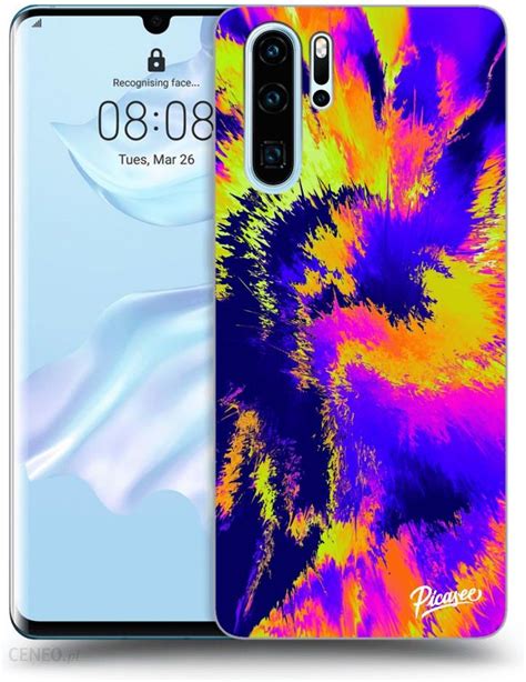 Picasee Silikonowe Czarne Etui Na Huawei P Pro Burn Etui Na Telefon