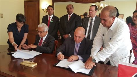 Firman Cuba Y Trinidad Y Tobago Acuerdo De Cooperaci N T Cnica En