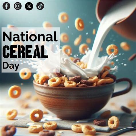 National Cereal Day Template Design Postermywall