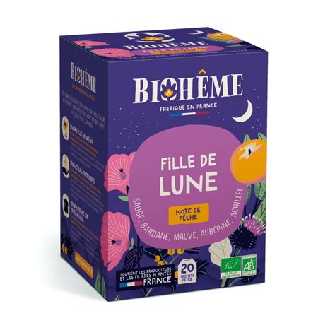 Tisane Fille de Lune 20 sachets Biohême Homeostasia Shop