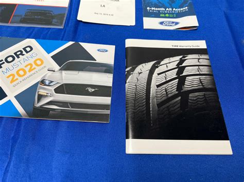 2020 Ford Mustang Shelby Gt500 Owners Manual Ford Performance Holder 1