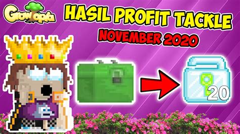 Profit Tackle Terbaru Di Bulan November Growtopia Indonesia