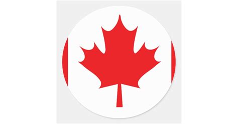 Canadian Flag Sticker | Zazzle