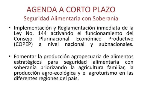 PPT CONCLUSIONES MESA II SEGURIDAD ALIMENTARIA CON SOBERANIA Y