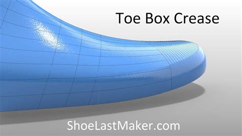 Creating A Toe Box Crease In 3dshoemaker Youtube