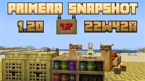 Primeras Impresiones 22w42a PRIMERA SNAPSHOT DE LA 1 20 YouTube