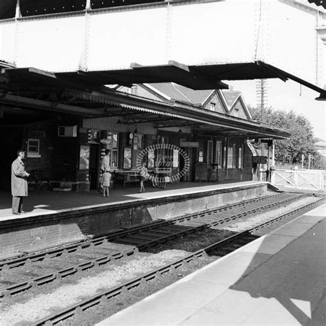 The Transport Library British Railways Station Scene At Bourne End