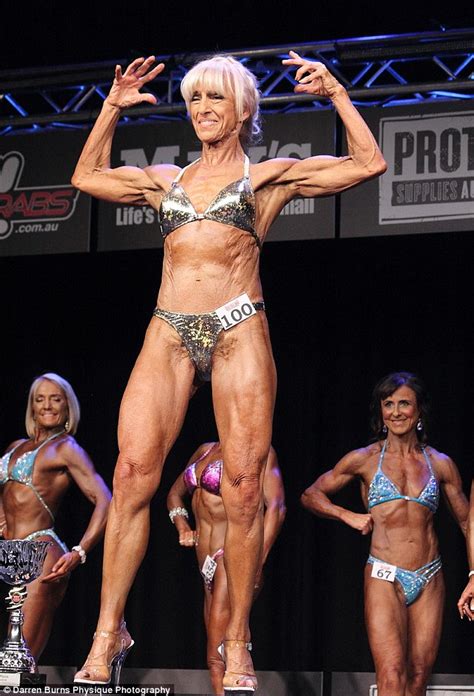 Queensland Great Grandmother Shows Off Her Muscles For Bodybuilding