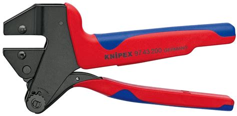 KNIPEX 97 43 200 A Crimp Systemzange für auswechselbare Crimpeinsätze