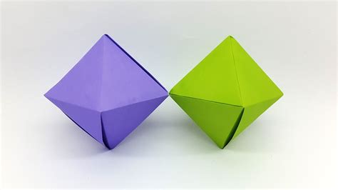 Octahedron Origami: Step-by-Step Instructions for Creating a Geometric ...