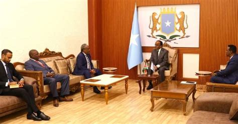 Somali Acting Foreign Minister Receives A Copy Of The Credentials Of