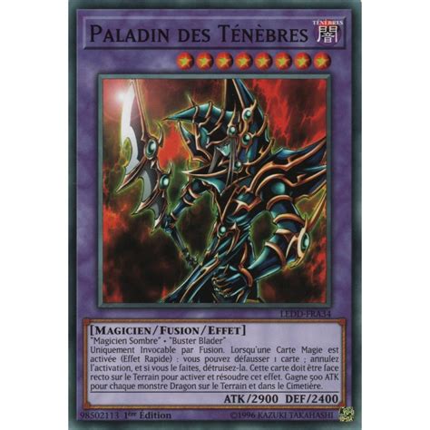 Yugioh Decks Du Dragon L Gendaire Paladin Des T N Bres C