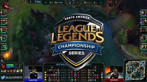 Team Solo Mid Tsm Vs Echo Fox Fox Game Week Day Na Lcs Summer