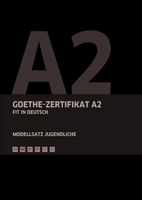 Pdf Fit Modellsatz Jugend Goethe Fit In Deutsch A Modellsatz