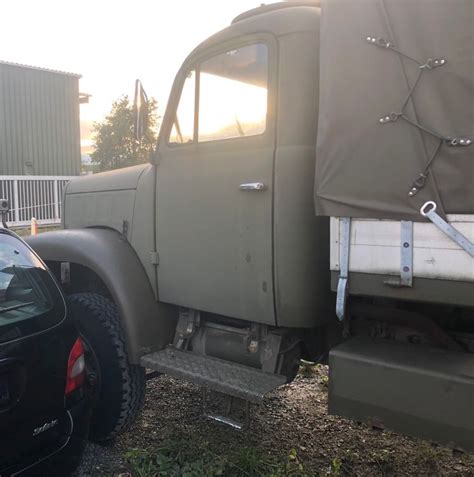 Saurer Militärlastwagen mit Brücke und Hebebühne GL 4x4 2DM Kaufen