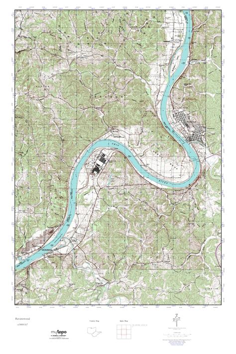 Mytopo Ravenswood West Virginia Usgs Quad Topo Map