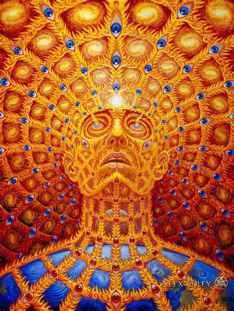 A Arte Espiritual E Psicodélica De Alex Gray Image Spirituelle Psy