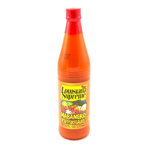 Louisiana Supreme Habanero Pepper Sauce Shop Hot Sauce At H E B