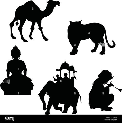 India Monkey Stock Vector Images Alamy