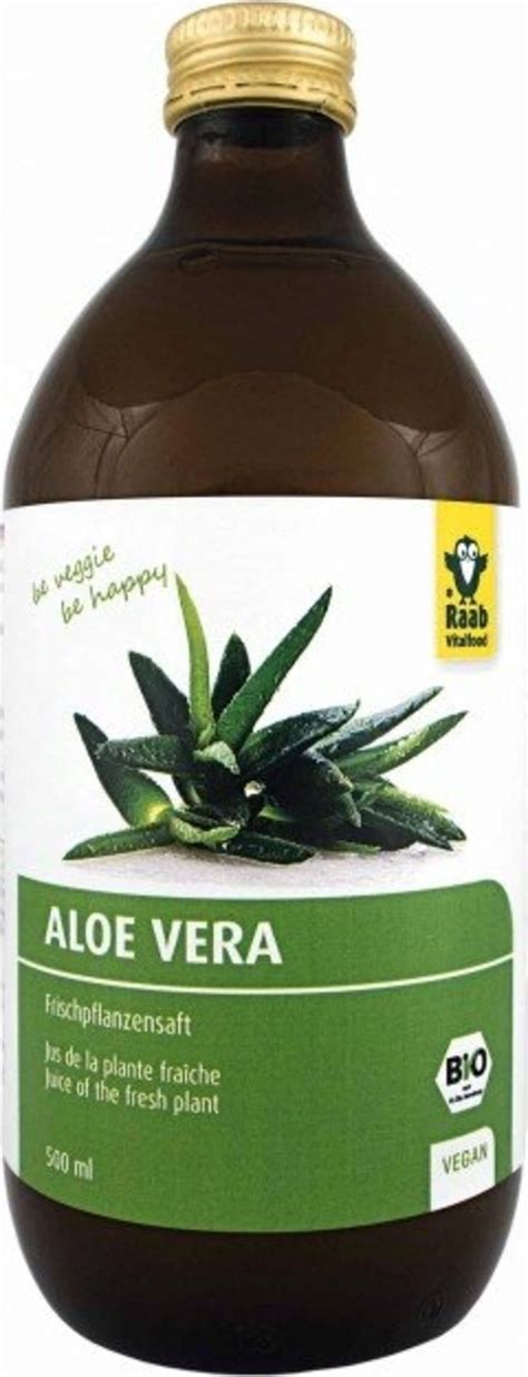 Aloe Vera Drink Ekologisk Raab Vitalfood Vitalabo