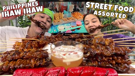 Philippines Ihaw Ihaw Street Food Assorted Mukbang Pinoy Mukbang