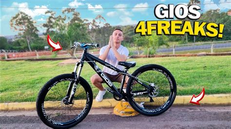 MINHA BICICLETA NOVA GIOS 4 FREAKS MAIS LINDA DO YOUTUBE YouTube