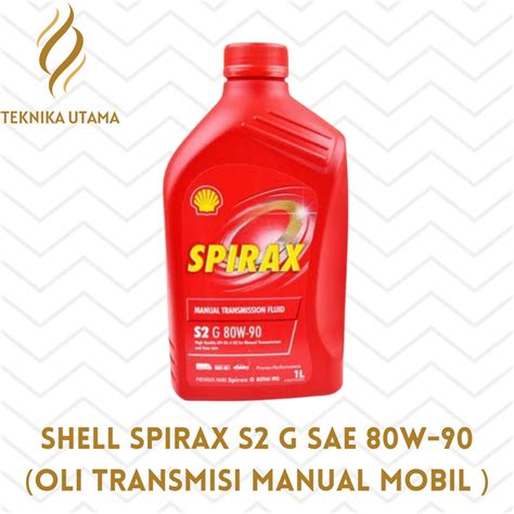 Jual OLI MESIN SHELL SPIRAX S2 G SAE 80W 90 1 LITER Shopee Indonesia