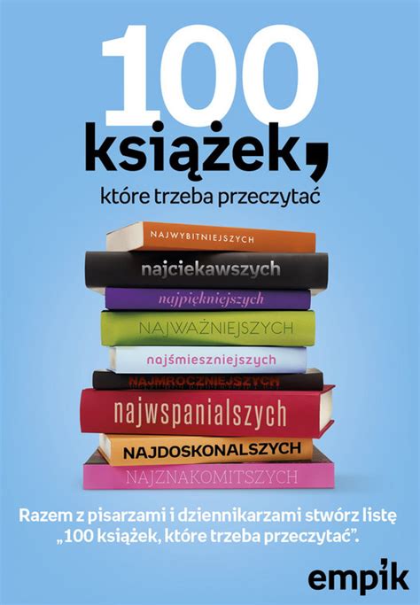 100 książek które trzeba przeczytać lista 100 książek Wiadomości