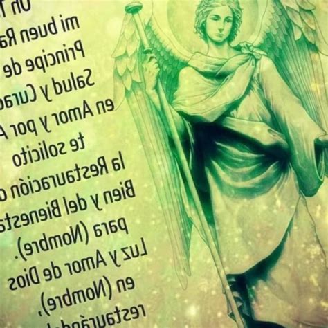 Oración al Arcángel Rafael para obtener salud y bienestar