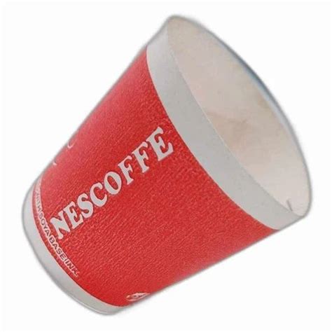 Non Spectra Red Printed Paper Cup Blank Glossy Gsm Gsm At Rs