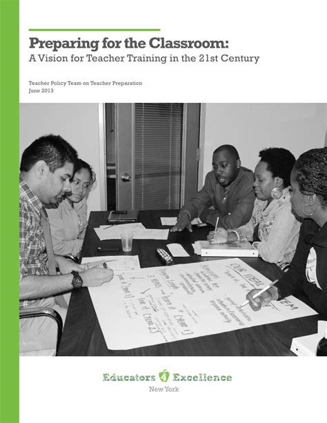 Pdf Preparing For The Classroom A Vision For Teacher Training In The 21st Century Dokumen Tips