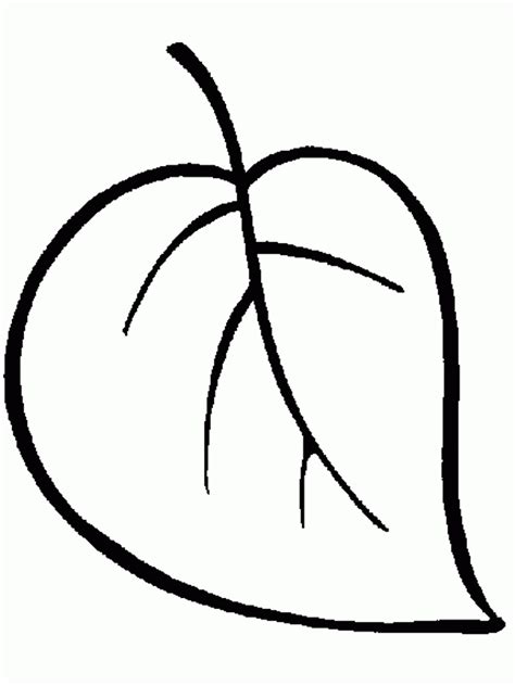 Printable Leaves To Color
