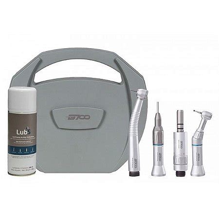 Kit Acadêmico D700 TB Prata 4 Peças Spray Bolsa Dabi Atlante