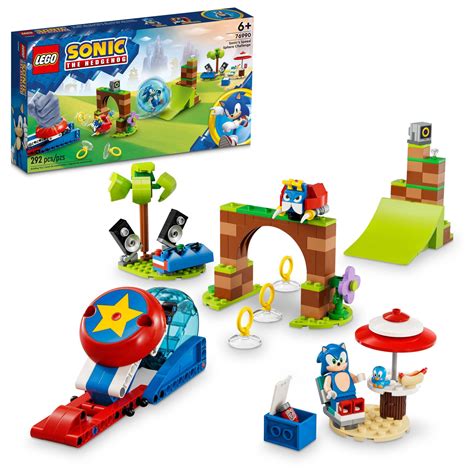 LEGO Sonic the Hedgehog Sonic’s Speed Sphere Challenge Building Toy Set, Sonic Playset with ...