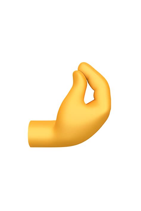 Pinched Fingers Emoji Finger Emoji Hand Emoji Ios Emoji