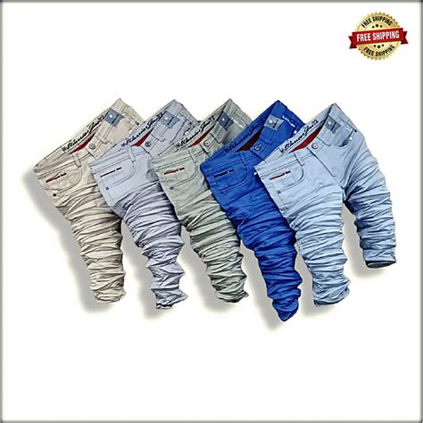 Men Warrior Men's Funky Colour Designer Jeans at best Wholesale prices