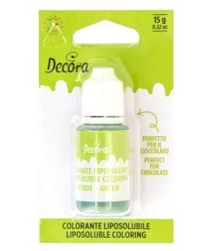 Colorante Alimentare Liposolubile Verde Liquido Gr