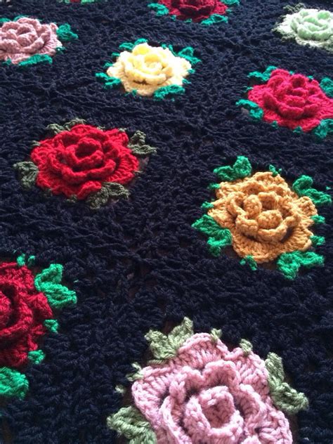 English Rose Granny Square Free Pattern Granny Square Crochet