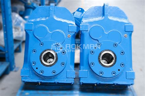 AOKMAN Shaft Mounted Parallel Shaft Helical Gear Motors For Roller Table