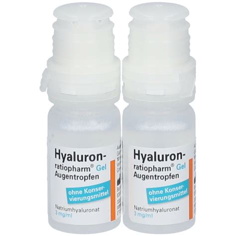 Hyaluron Ratiopharm Gel Augentropfen X Ml Shop Apotheke At